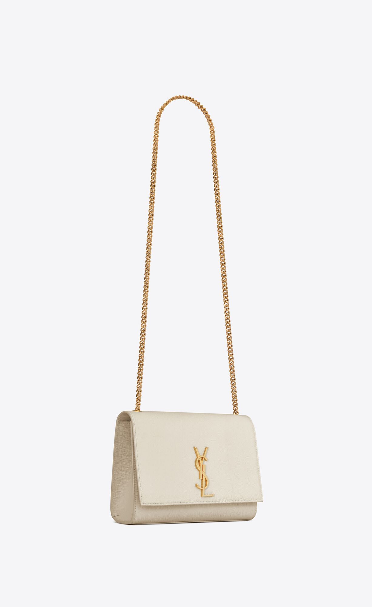 kate medium chain bag in grain de poudre embossed leather | Saint Laurent Inc. (Global)