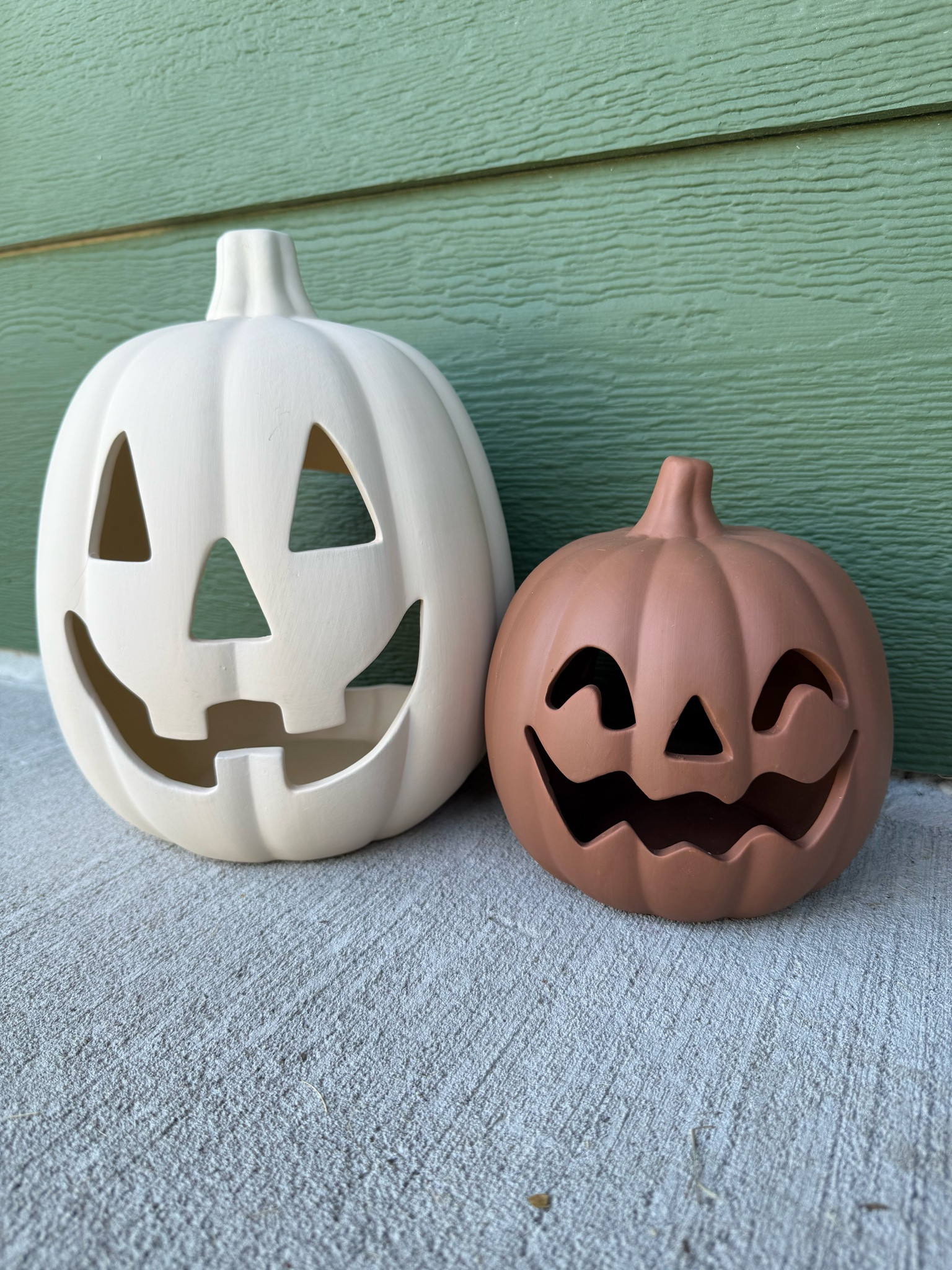 Terracotta Jack O' Lanterns 

Fall decor porch decor outdoor decor Halloween home decor @Kohl's