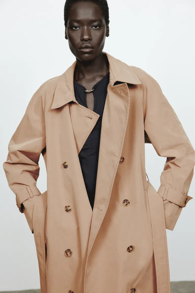 Double-breasted Trench Coat | H&M (US + CA)
