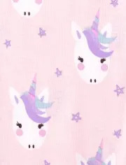 Girls Long Sleeve Unicorn And Panda Snug Fit Cotton Pajamas 2-Pack | The Children's Place | The Children's Place