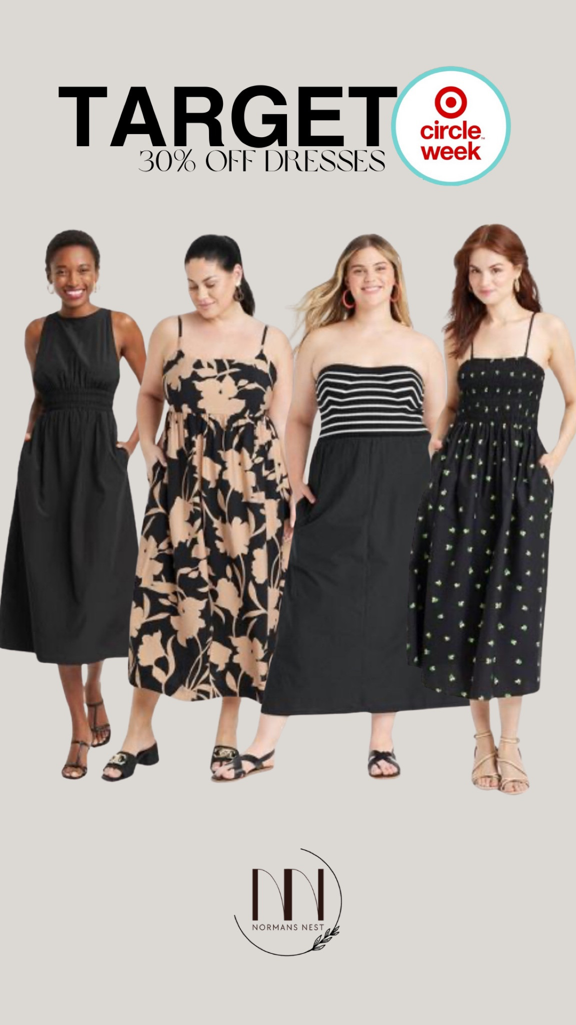 Target Circle week starts today! 30% off women’s dresses. 

#LTKSummerSales #LTKSaleAlert #LTKMidsize