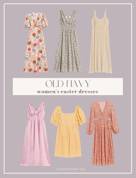 Old Navy women's Easter dresses! I love all the floral prints! 

#LTKFind #LTKSeasonal #LTKstyletip