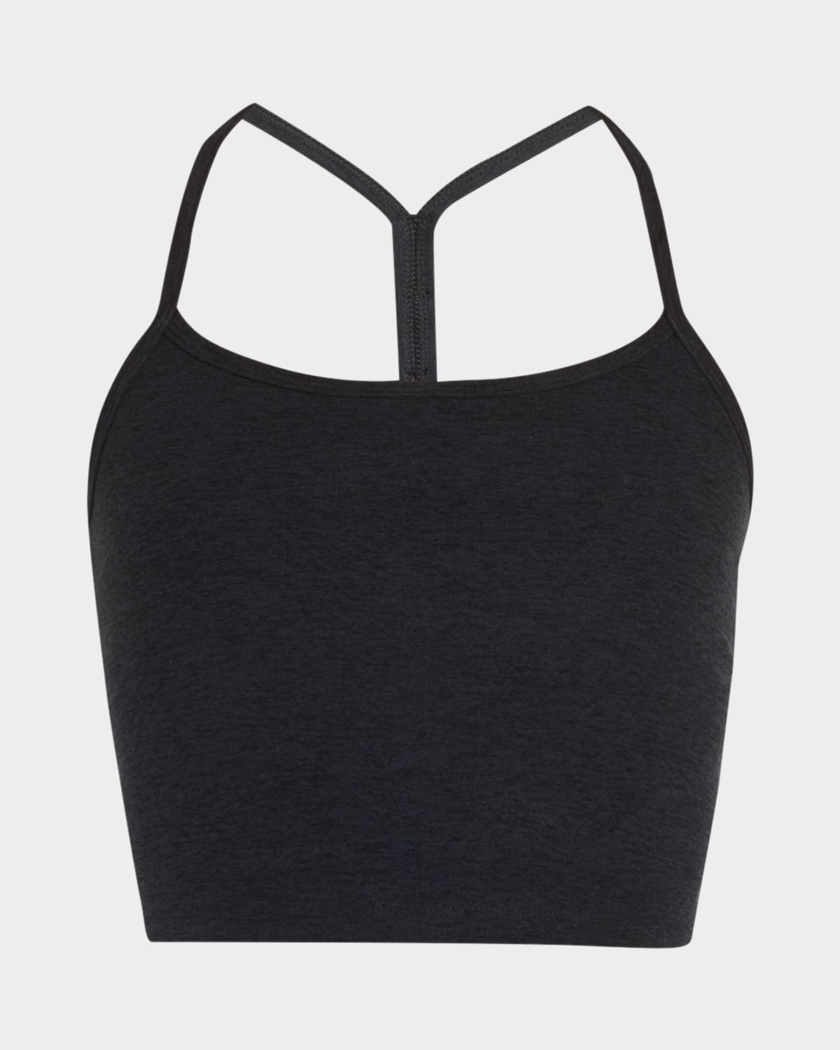 Space-dye Slim Racerback Cropped Tank | Neiman Marcus