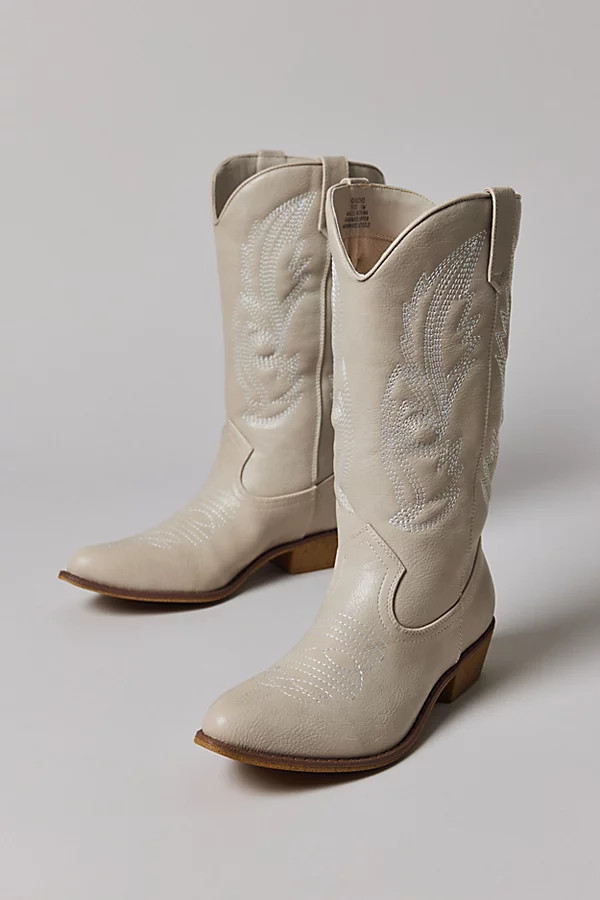 Coconuts By Matisse Footwear Gaucho Cowboy Boot in Bone, Women's at Urban Outfitters | Urban Outfitters (US and RoW)
