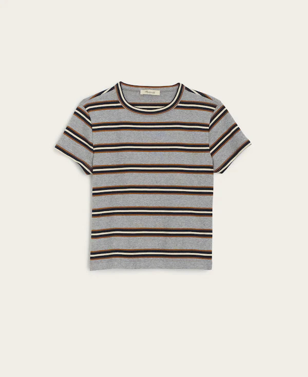 The '90s Cropped Tee in Compact Cotton | Madewell