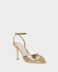 Ada Gold Knot Heeled Sandal | Loeffler Randall