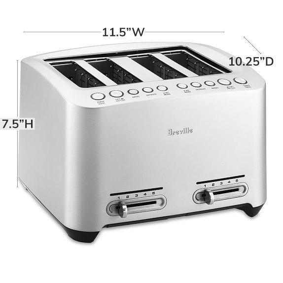 Breville Die-Cast 4-Slice Smart Toaster | Williams-Sonoma