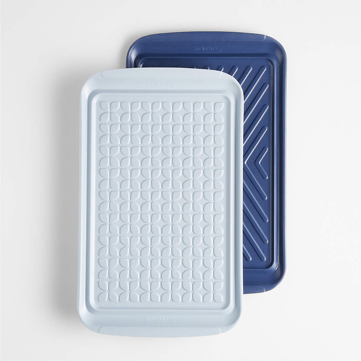 Crate & Barrel Prep and Serve Stacking Grill Prep Trays, Set of 2 + Reviews | Crate & Barrel | Crate & Barrel
