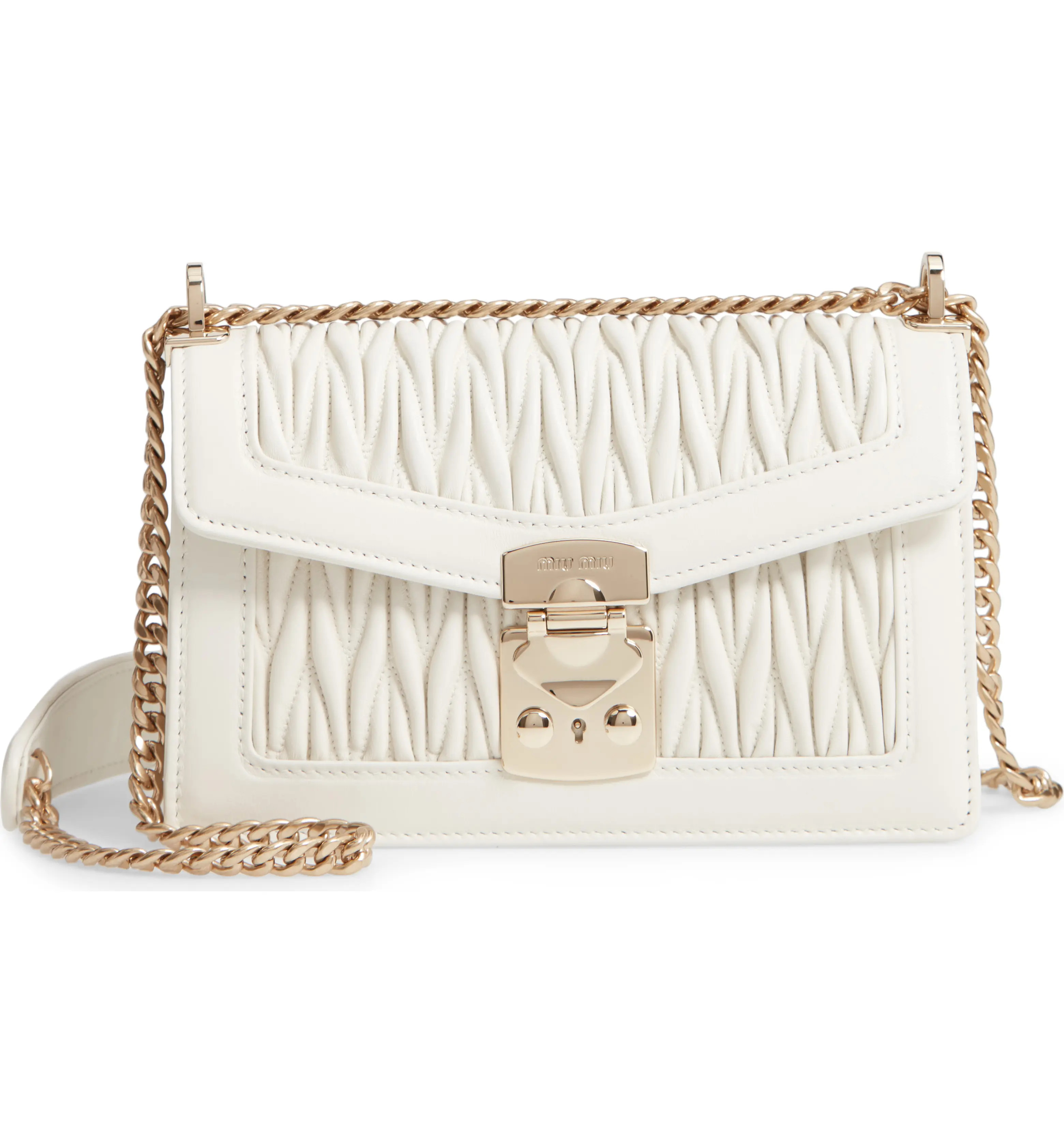 Matelassé Leather Crossbody Bag | Nordstrom