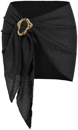 ZAFUL Boho Beach Cover Ups for Women Sarong Coverups Sheer Bikini Chiffon Wraps Skirts for Swimwe... | Amazon (US)