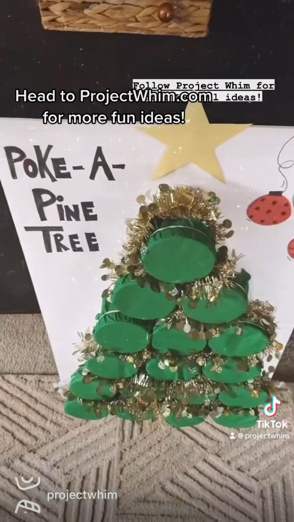 Poke a Pine Tree! A fun Christmas game for kids/ adults.  Easy to make and great for your holiday parties! 

#LTKParties #LTKKids #LTKHoliday