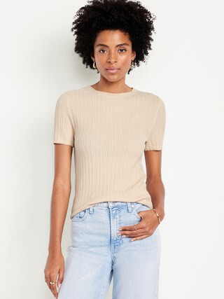 Textured Bouclé T-Shirt | Old Navy (CA)