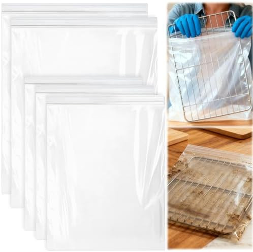 Palksky Oven Rack Cleaning Bags, Heavy Duty No Scrub Oven Rack Cleaning Bags, Reusable Leak-Resis... | Amazon (US)