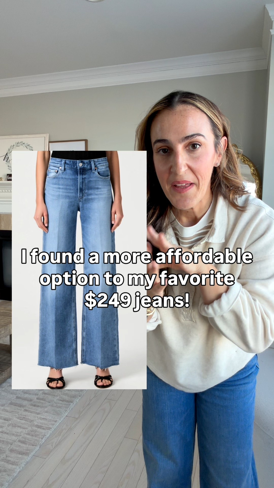 First time trying @Quince and I was pleasantly surprised! 

I’m wearing the 32 in and in a 29. I think they run roomy. I could have done a 28. 

Size small in the sweatshirt and medium in the tee!

#LTKootd #LTKOver40 #LTKSeasonal