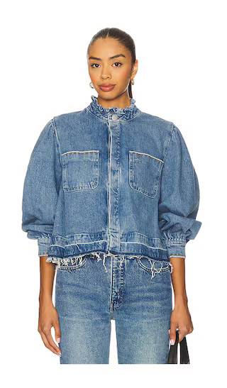 Ziggy Cropped Jacket in Rodeo | Revolve Clothing (Global)