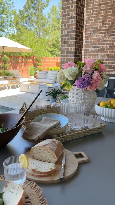 This Mother’s Day will be at home and eating alfresco. I grabbed some Walmart goodies for outdoor dining and they’re perfectly cute and affordable! The plates and fluted glasses are a must! I love the woven gray and caddy that’s perfect for 

#LTKSeasonal #LTKhome #LTKstyletip