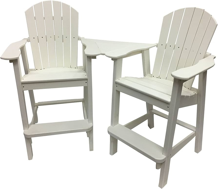 Phat Tommy Recycled Poly Resin Balcony Chair Settee | Durable and Eco-Friendly Adirondack Armchai... | Amazon (US)