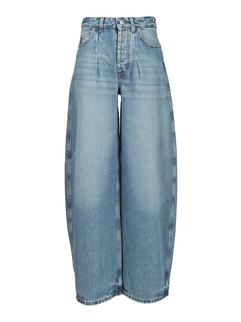 Jacquemus The Ovalo de-Nîmes Curved Leg Jeans | Cettire Global