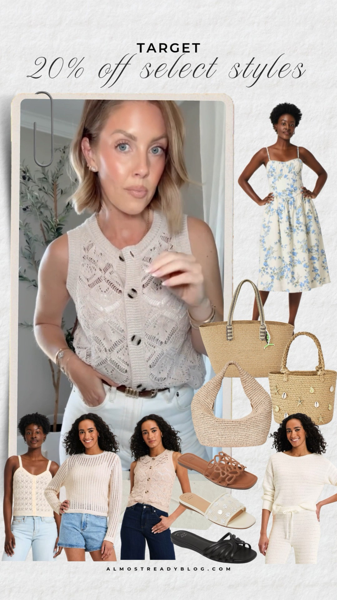 Target 20% off select clothing, target deals, summer dress, summer outfits, crochet tops, brunch outfit, amanda west, almostreadyblog

#LTKSaleAlert