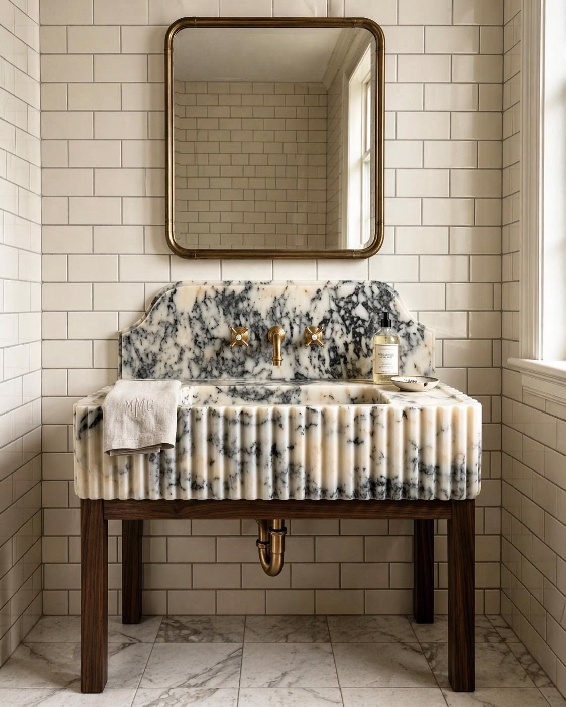 This is the statement your bathroom has been missing 😍🤍✨
Solid marble, carved backsplash, and that dreamy fluted detail… it instantly feels high end and designer

One piece completely transforms the space into a luxe, elevated moment 👀💫
Trust me you need this

#BathroomGoals #LuxuryHome #MarbleDetails #HomeGlowUp

#LTKdayinmylife #LTKgrwm #LTKootd