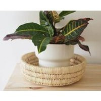 Round wicker basket/ wicker basket /straw basket / palm leaves basket / Bohemian Wall Decor | Etsy (CAD)