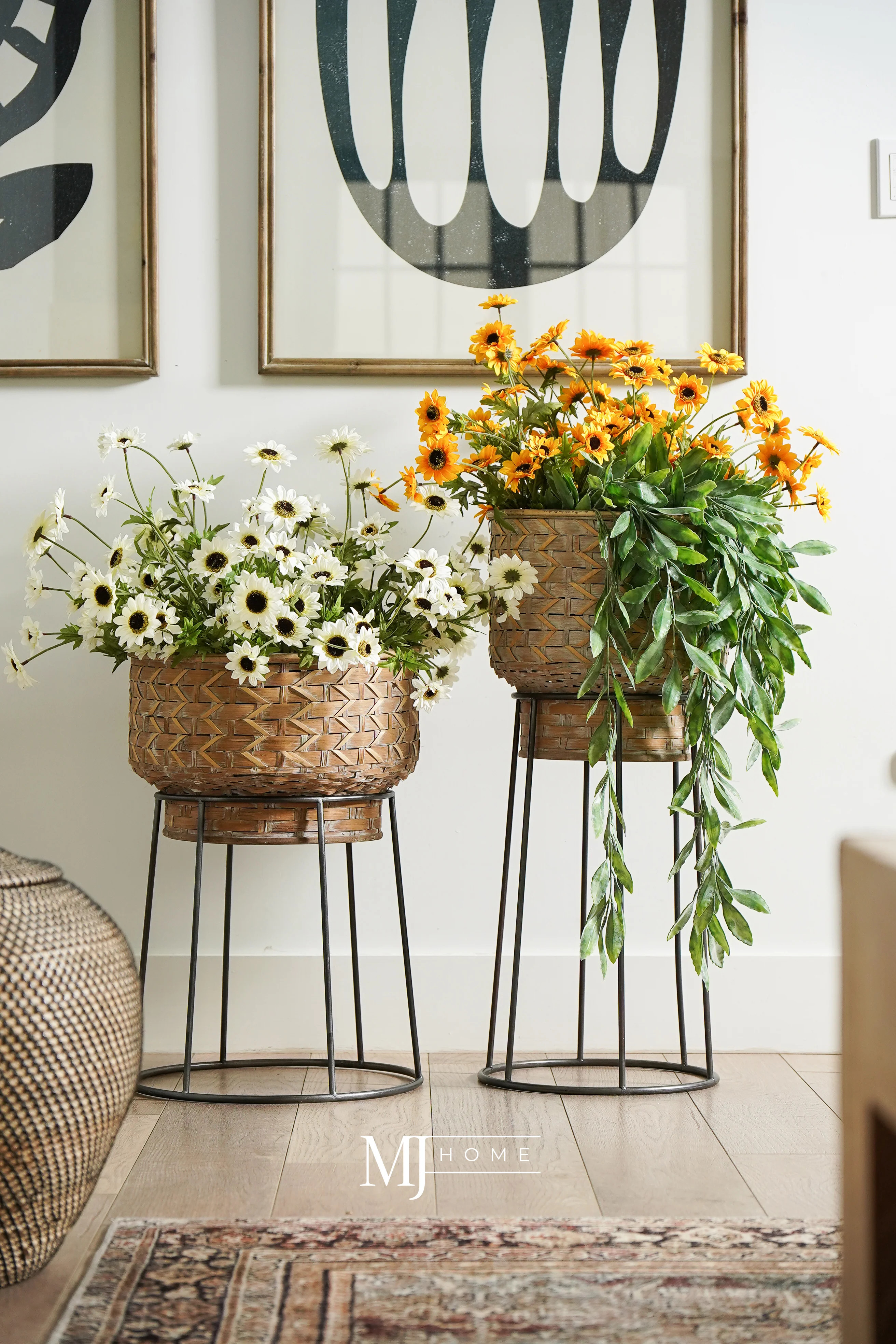 Jackson Hand Woven Rattan Planter | MJHome