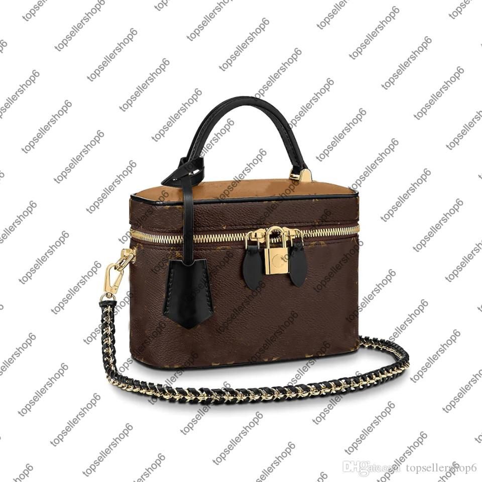 M42265 NICE BB M45165 VANITY PM Handbag Purse Women Cowhide Leather Canvas Vanity Case Crossbody ... | DHGate