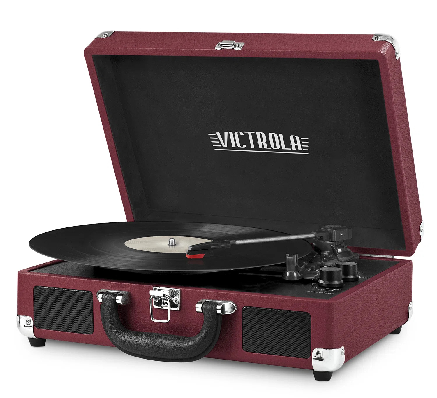 Victrola Bluetooth Suitcase Decorative Record Player with 3-Speed Turntable & Reviews | Wayfair | Wayfair North America