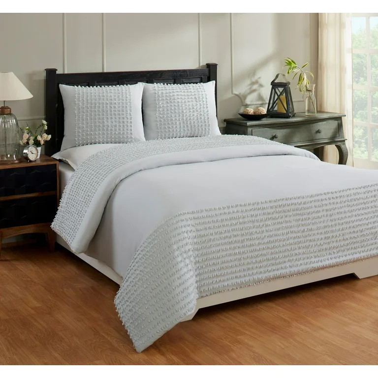 Better Trends Olivia Comforter Set Collection 100% Cotton Tufted Unique Luxurious Soft Plush Chen... | Walmart (US)