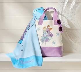 Disney Frozen Enchanted Forest Tote & Towel Set | Pottery Barn Kids