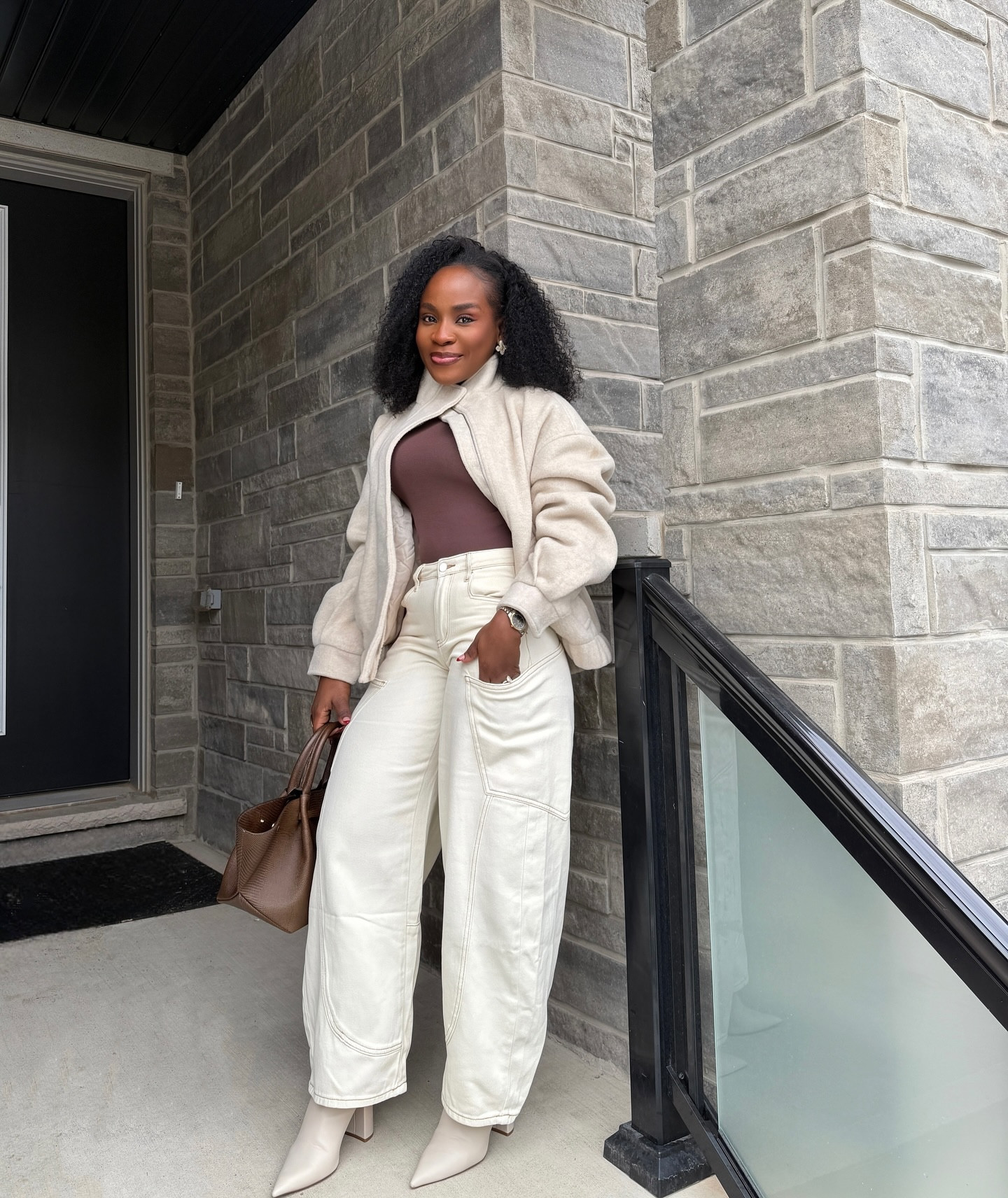 Fall Outfit Inspo ✨ ✨ Loving this wide jean (similar to barrel jean in cut)

#LTKstyletip #LTKpetite #LTKfall