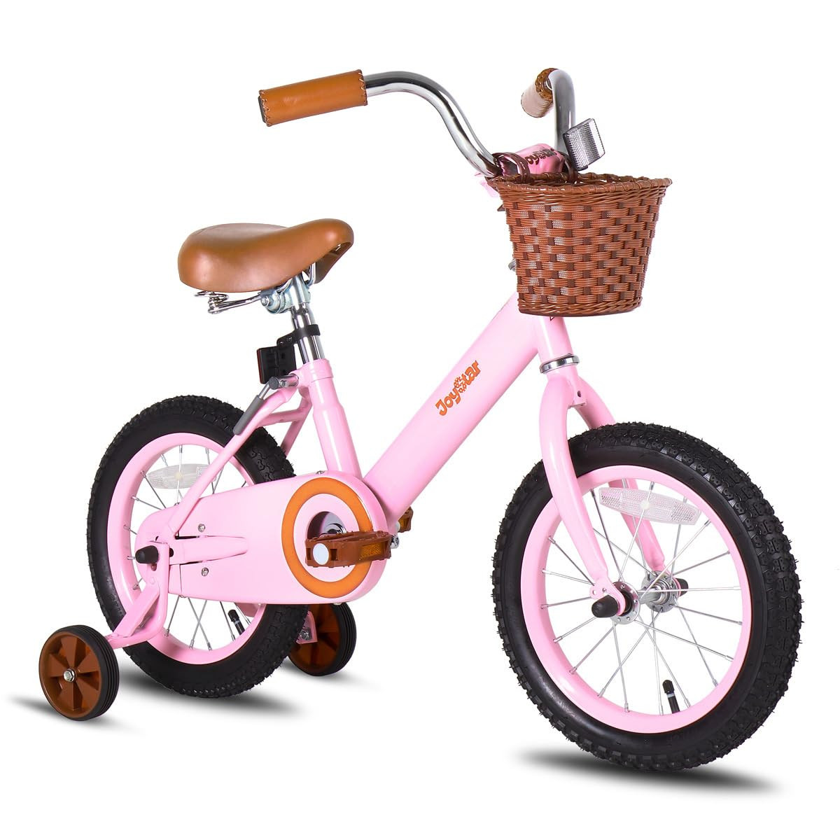 JOYSTAR Vintage Kids Bike with Training Wheels & Basket, 12 14 16 Inch Girls Bike for 2-7 Years O... | Amazon (US)