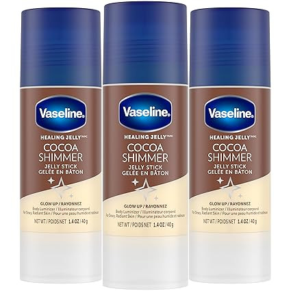 Vaseline Cocoa Shimmer Jelly Stick – Non-Greasy Moisturizer for Glowing Skin, Face & Body Lotio... | Amazon (US)
