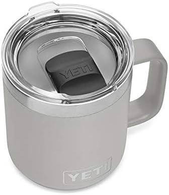 YETI Rambler 10 oz Stackable Mug, Vacuum Insulated, Stainless Steel with MagSlider Lid, Granite G... | Amazon (US)