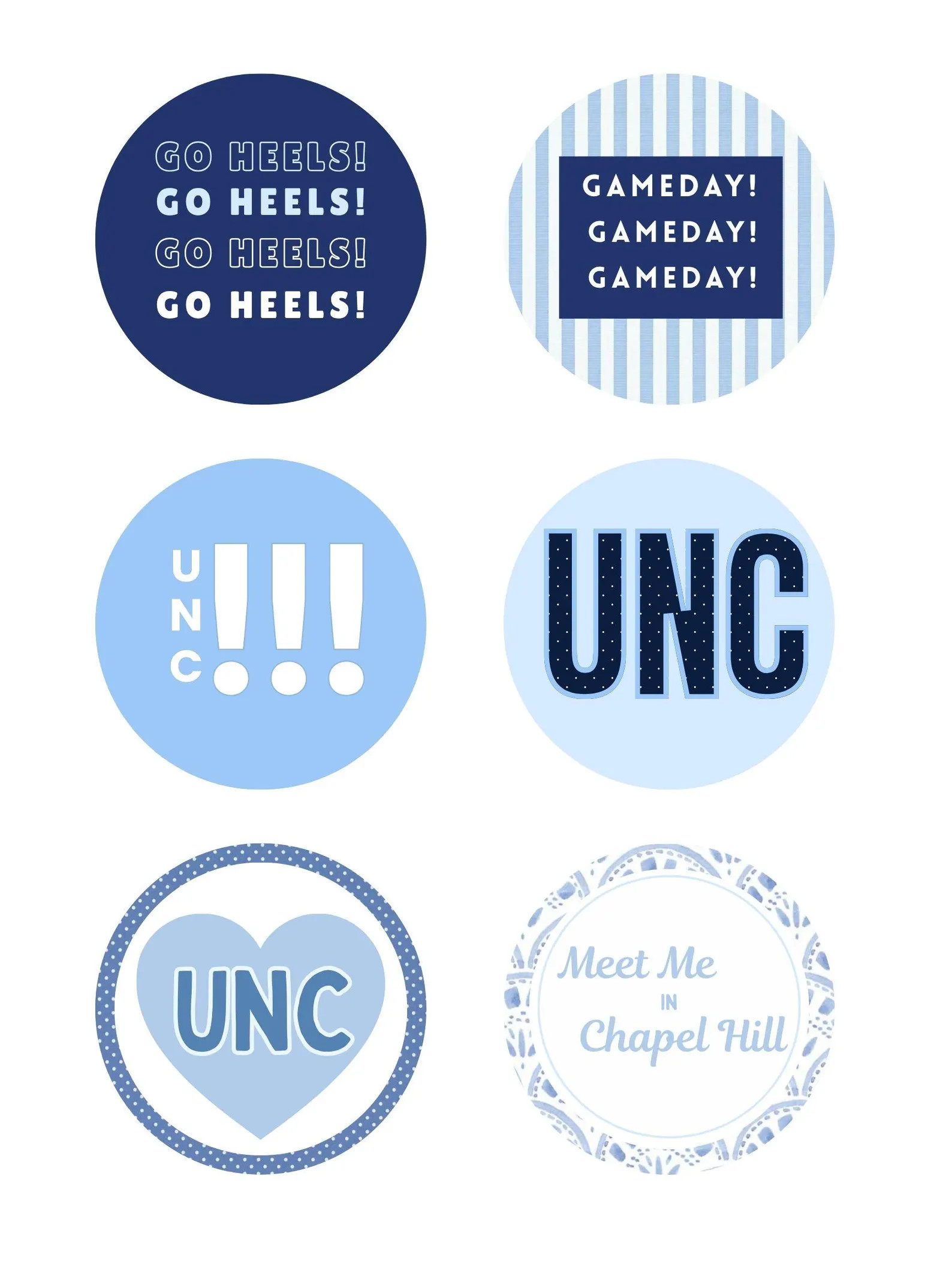 UNC Rameses Pin Back Buttons (2.25 Inch) - Etsy | Etsy (Global)