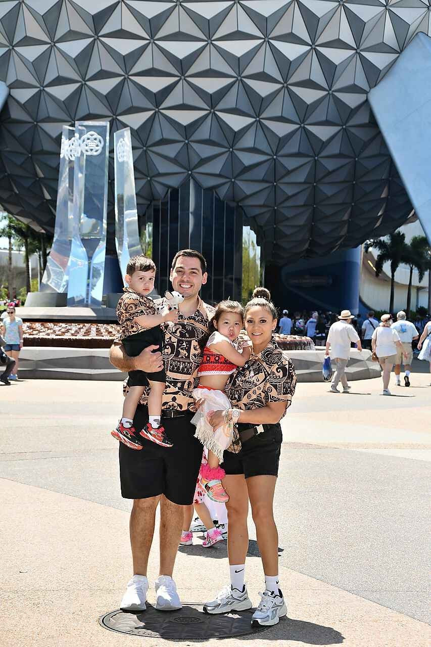 Matching Maui + Moana theme Disney world outfits ✨ Got so many compliments on our matching button up shirts. Family matching outfits. Matching family Disney look. Moana 2 outfits. 

#LTKTravel #LTKFamily