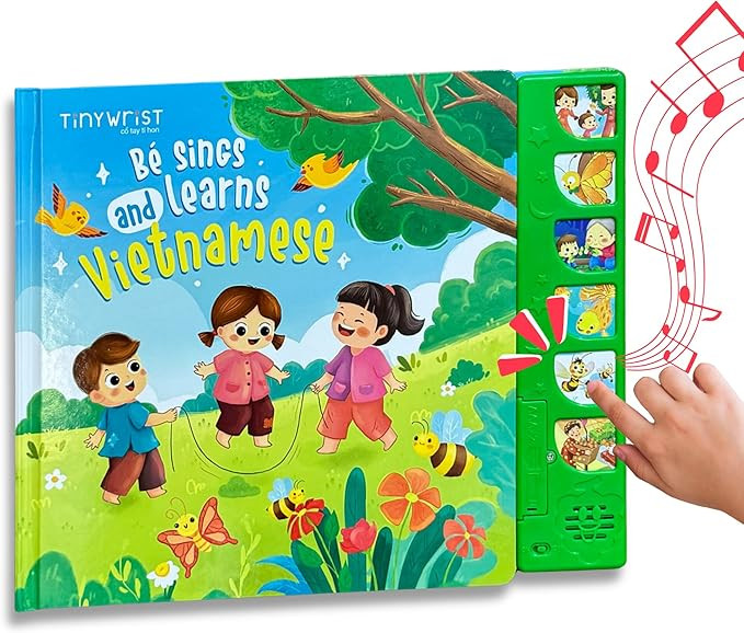tinywrist AUDIOBOOKS - Bé Sings and Learns Vietnamese – Interactive Bilingual Music Book for B... | Amazon (US)