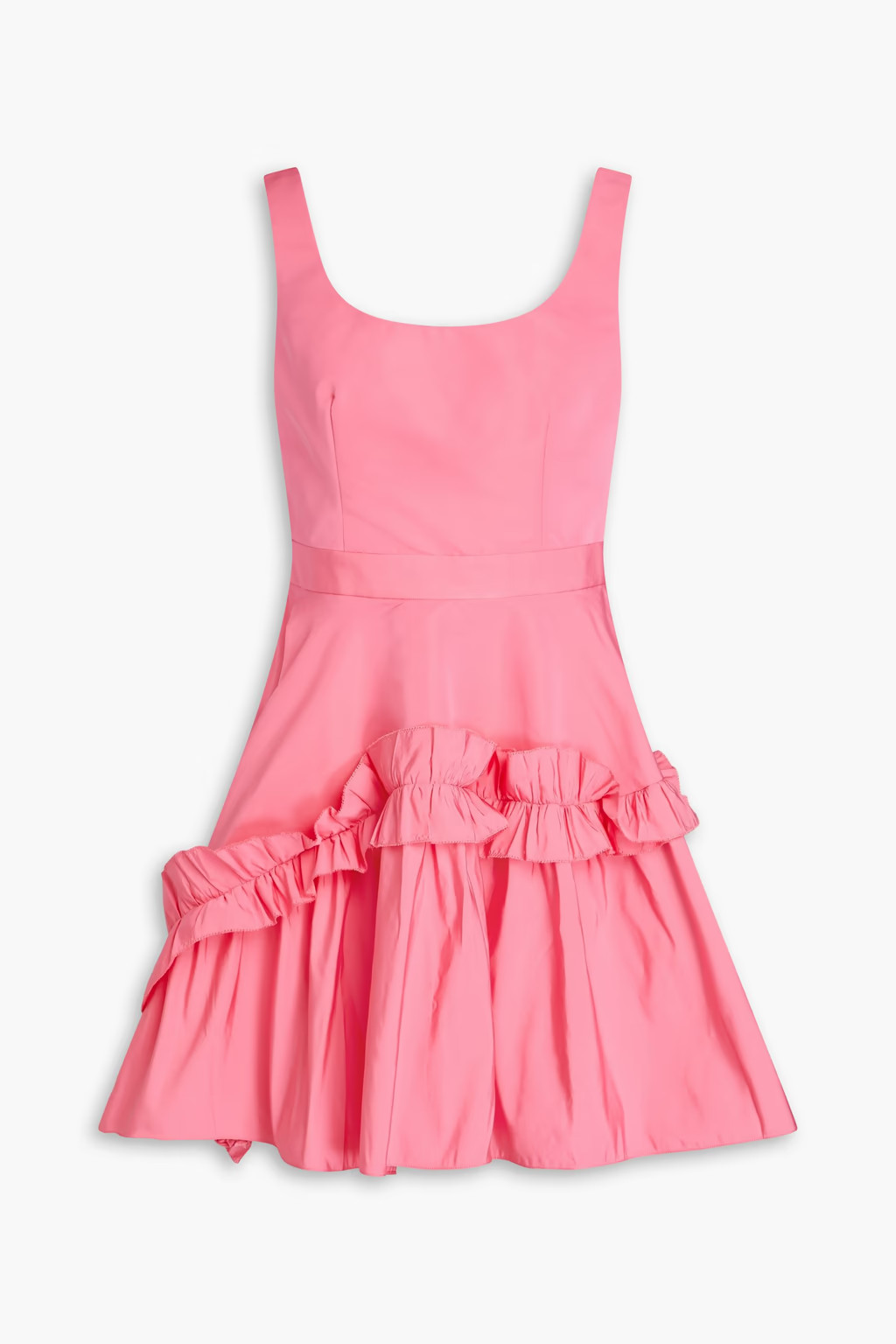 Ruffled taffeta mini dress | The Outnet (Middle East)