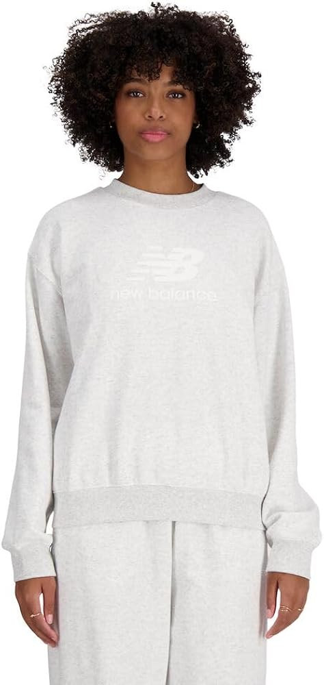 New Balance Women's Sport Essentials French Terry Logo Crew | Amazon (US)