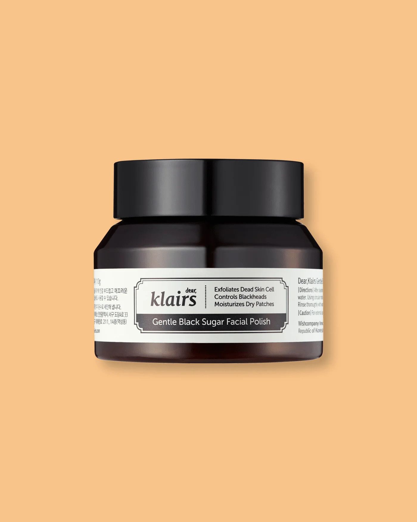 Klairs Gentle Black Sugar Facial Polish | Soko Glam | Soko Glam