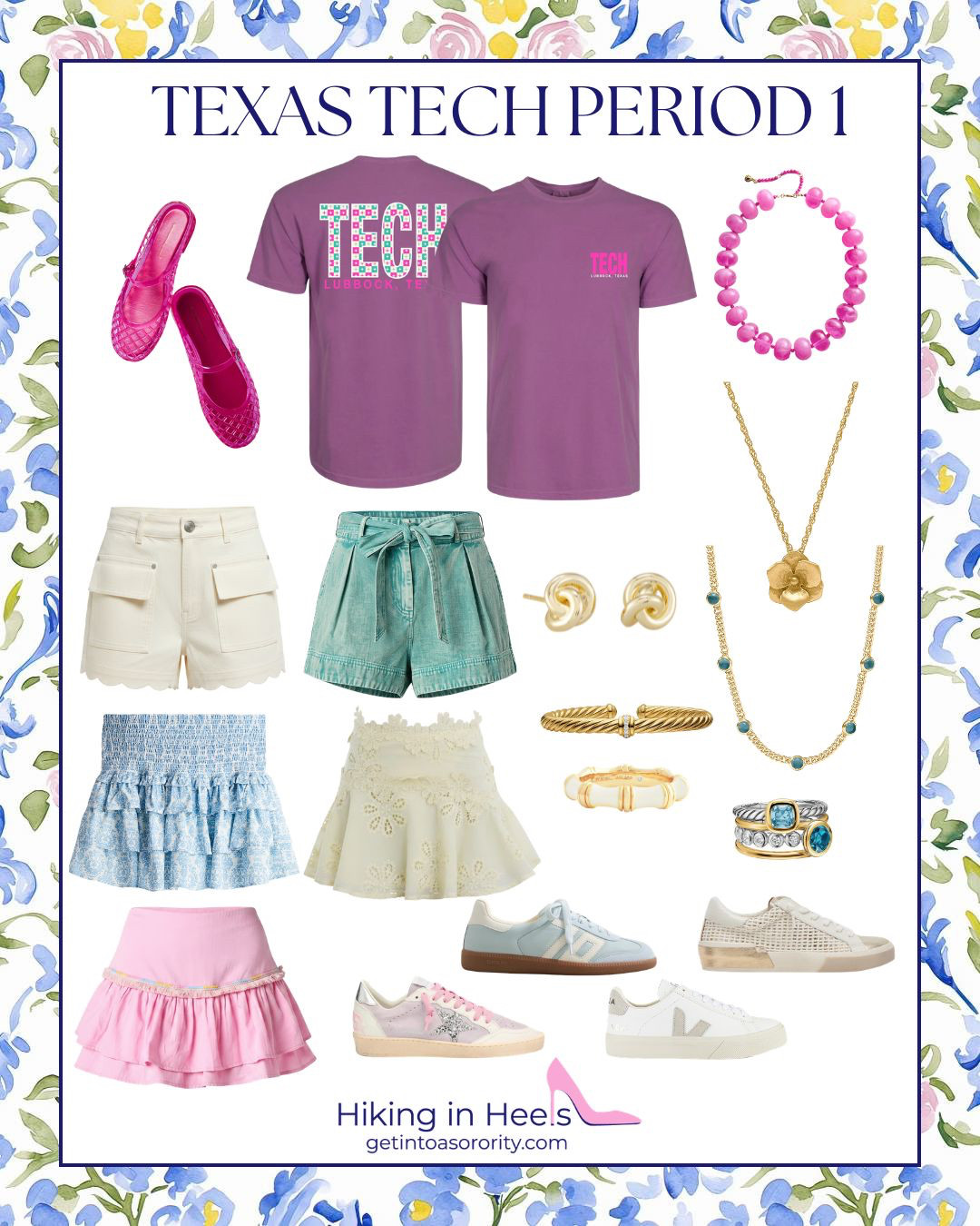 If you're participating in sorority recruitment at Texas Tech this fall, our lookbook is live!! ❤️🖤
Outfit inspiration for every round, including cute T-shirt ideas for Period 1!
#sororityrush #sororityrecruitment #ttu2030 #sororityrushcoach 

 