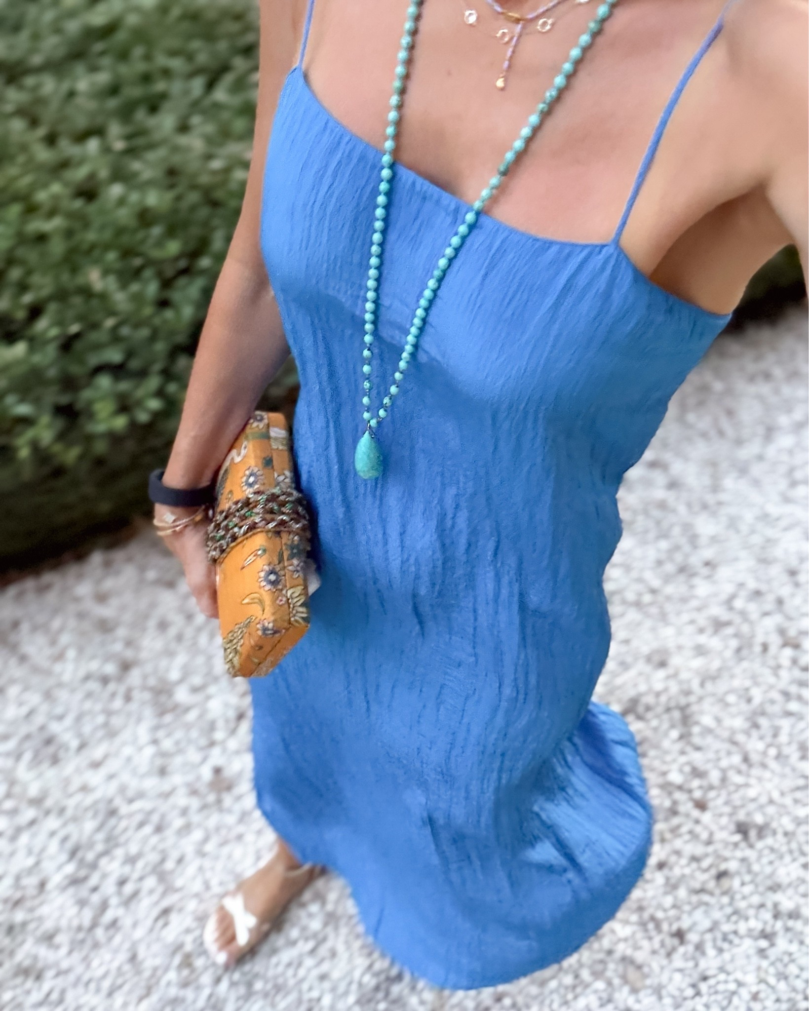 What I wore to dinner on beach vacation, I’m 5’6’’
-blue dress TTS

#LTKOver40 #LTKootd #LTKTravel