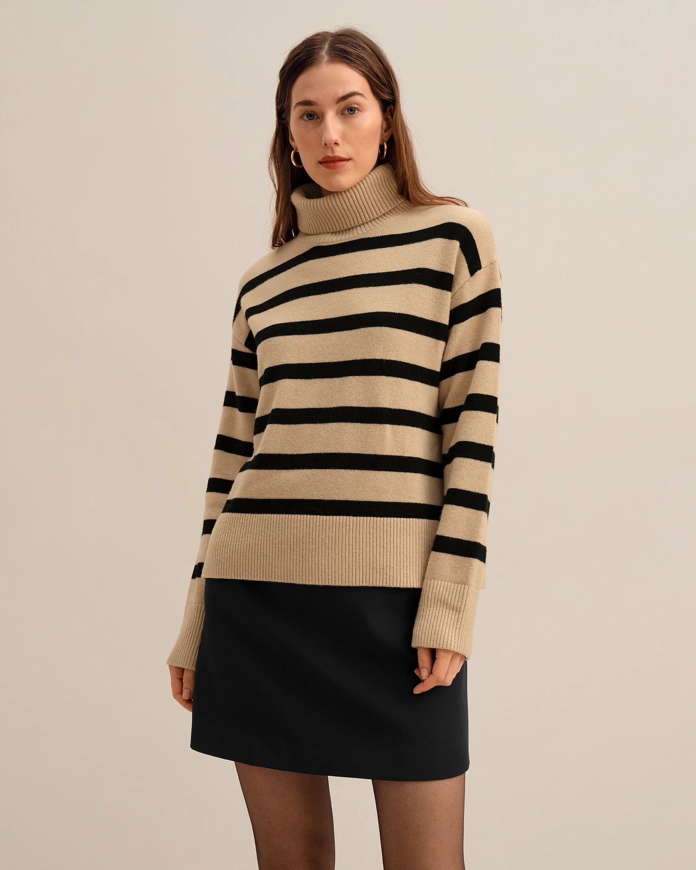 The Tarra Stripe Sweater | LilySilk