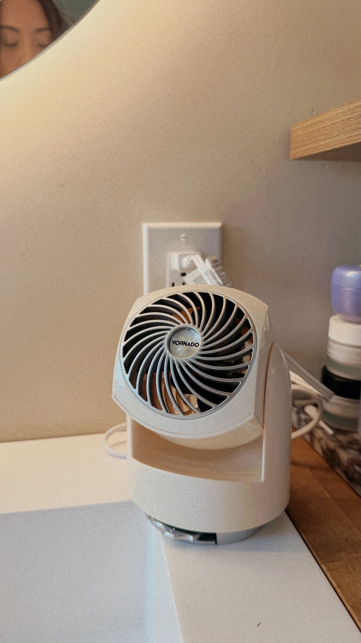 Mini bathroom fan - perfect for small spaces!

#LTKgrwm #LTKBeauty #LTKHome