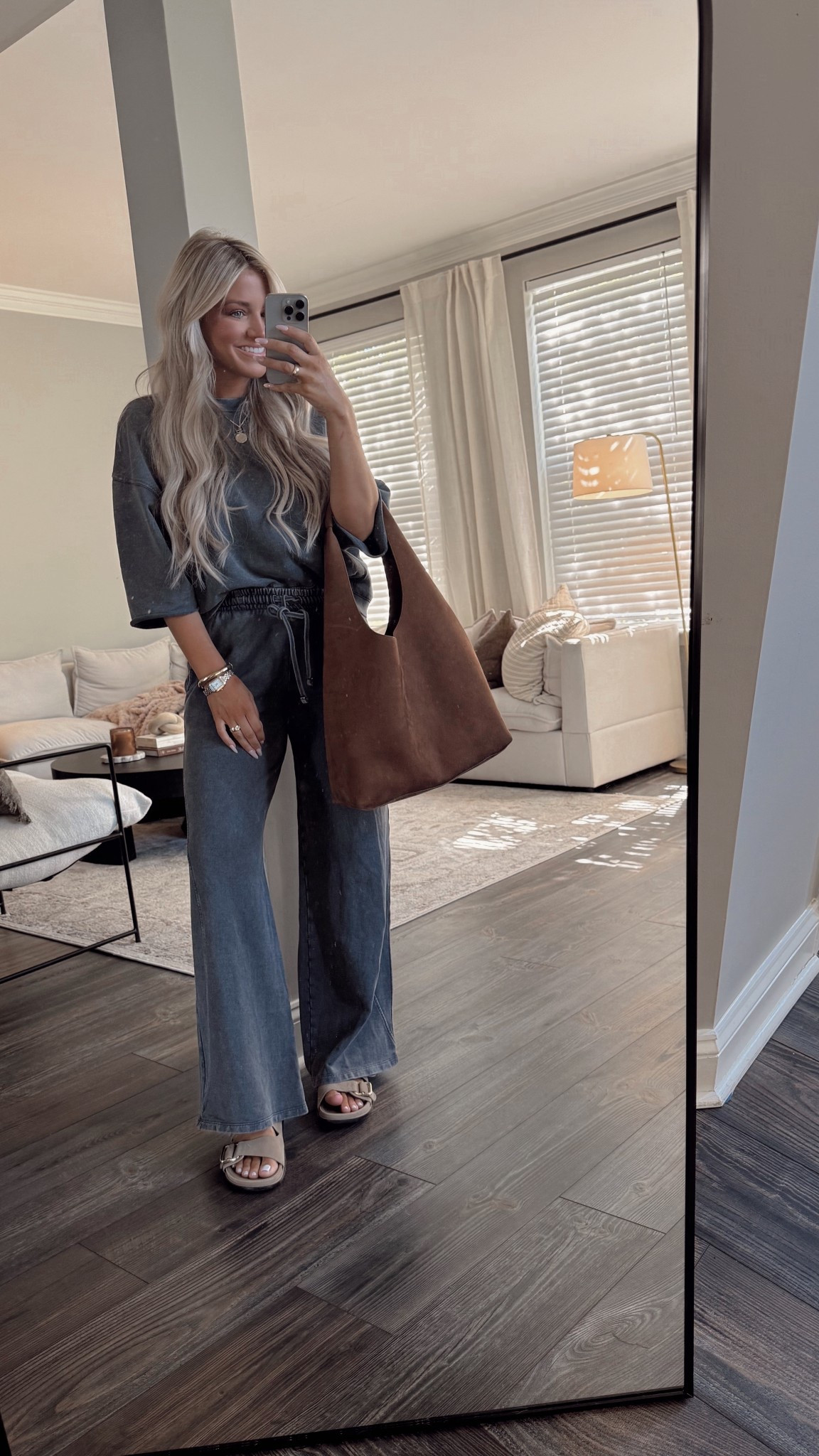 Casual Saturday ootd. This set is comfy! Wearing a small in the top & bottom

#LTKSeasonal #LTKStyleTip #LTKFindsUnder100