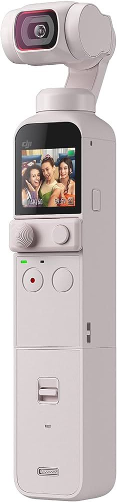 DJI Pocket 2 Exclusive Combo (Sunset White) - Pocket-Sized Vlogging Camera, 3-Axis Motorized Gimb... | Amazon (US)