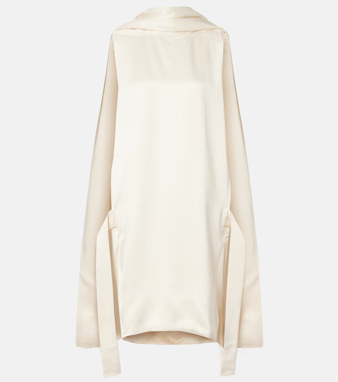 Cocoon deconstructed satin minidress | Mytheresa (INTL)
