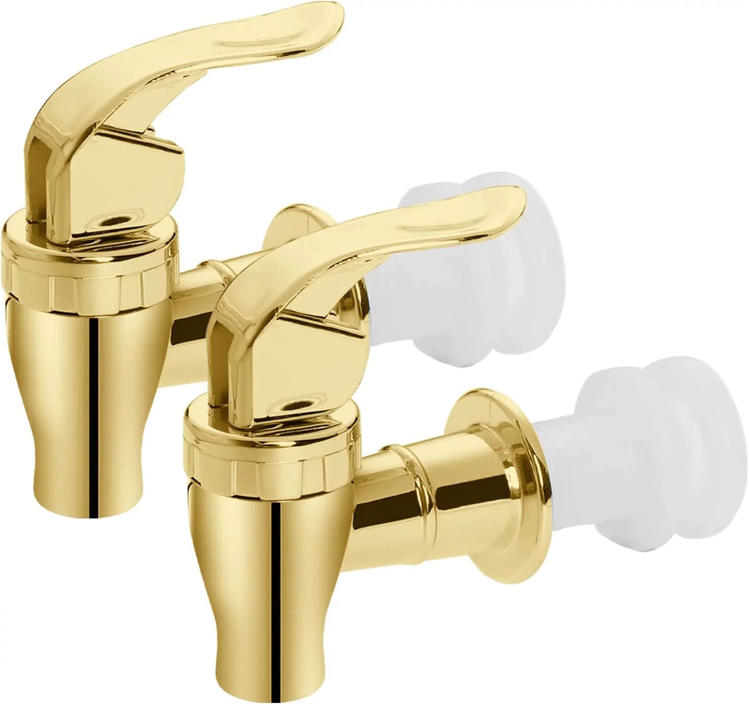 2 Pack Gold Push Style Spigot for Beverage Dispenser, Replacement Faucet for Glass Water Dispense... | Walmart (US)