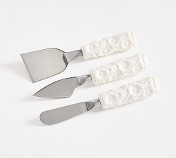 Floral Bunny Cheese Knives - Set of 3 | Pottery Barn (US)
