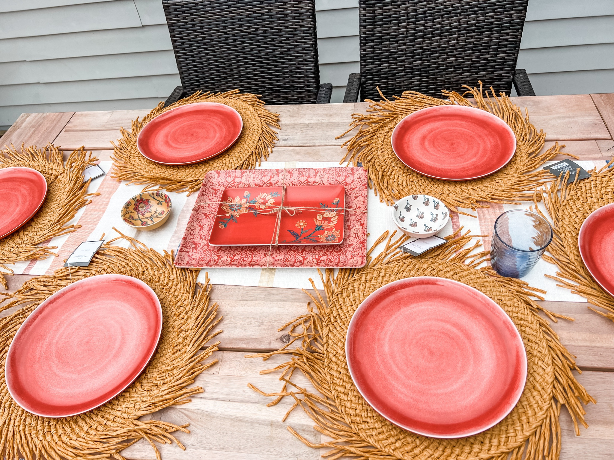 Last summers outdoor table setting! Similar finds linked 

Outdoor tableware, dinnerware, place settings, patio dining, summer dining

#LTKSeasonal #LTKhome #LTKstyletip